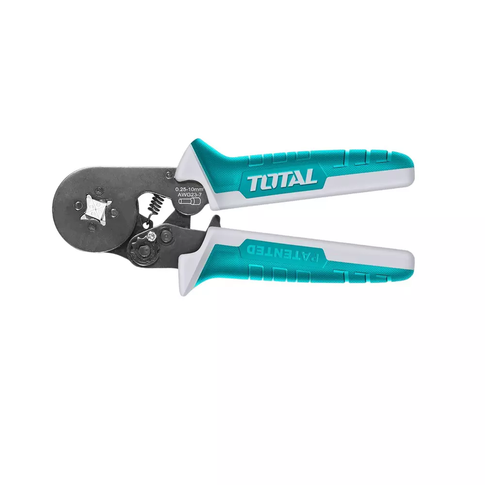 Total Ratchet Crimping Plier 152.4 mm (6 inch) Length and Crimping Range 0.25 to 10 mm², THCPG2510