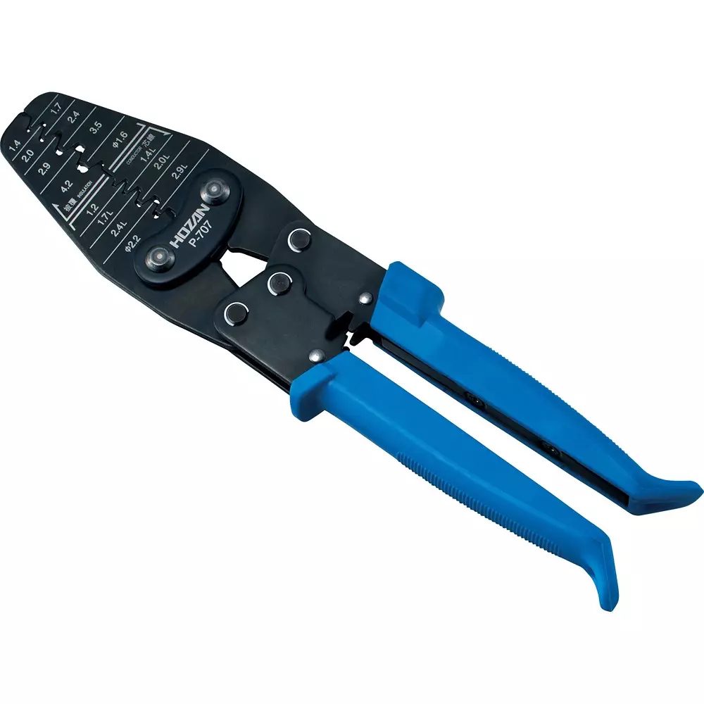 HOZAN Crimping Tool 230 mm Overall Length, P-707