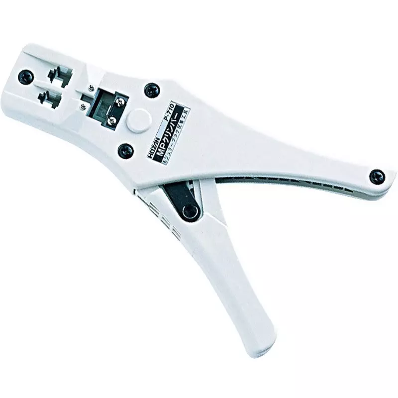 HOZAN Modular Plug Crimping Tool 188 mm Overall Length, P-710