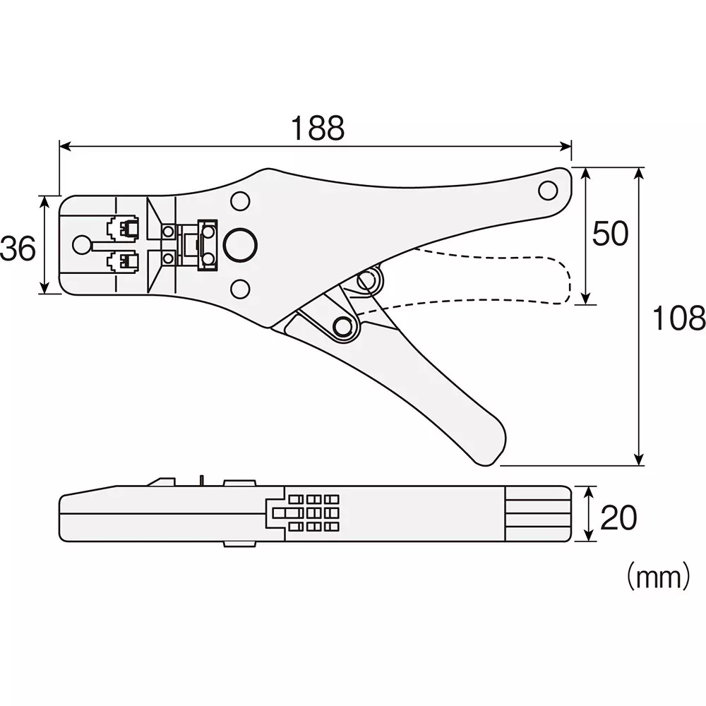 hozan-modular-plug-crimping-tool-188-mm-overall-length-p-710