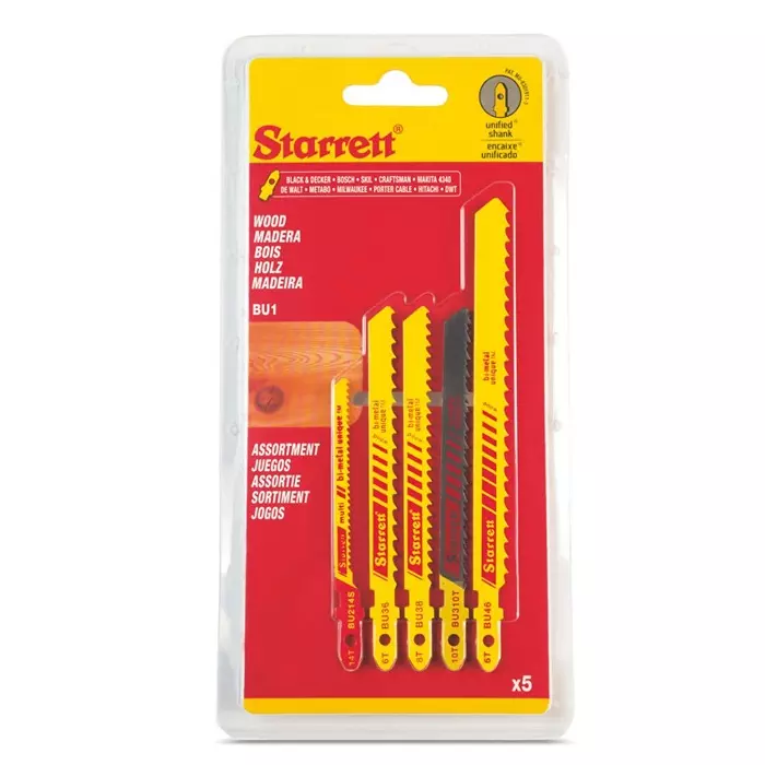 Starrett Jigsaw Blade, SA390 (Pack of 5)