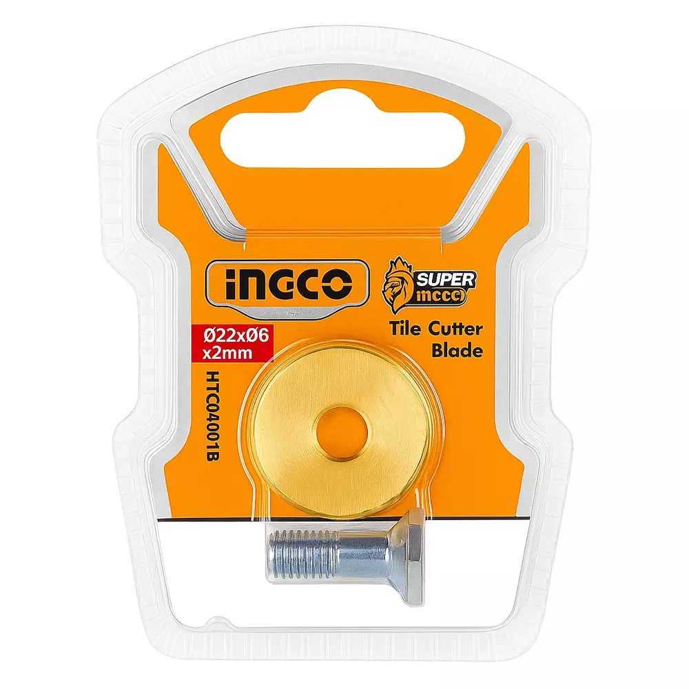 Ingco Tile Cutter Blade Tungsten Carbide Material and 22x6x2 mm Size, HTC04601B
