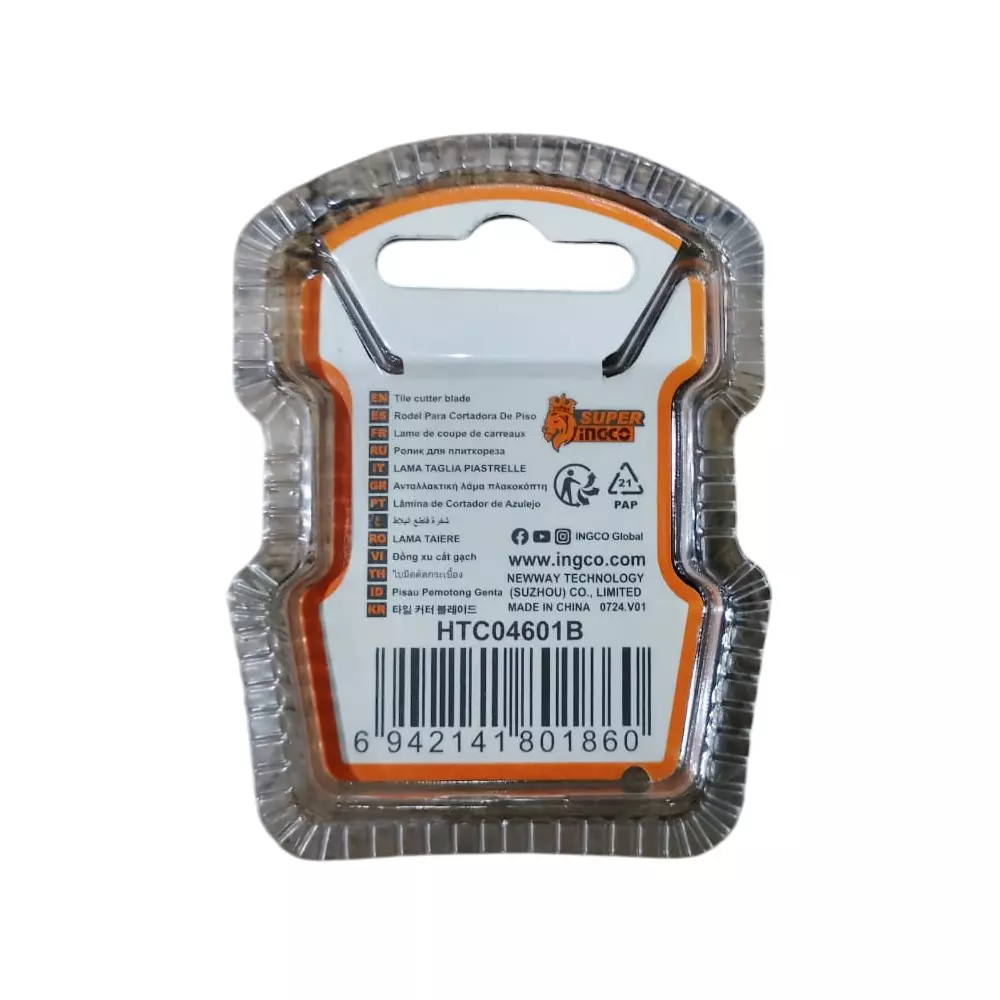 Ingco Tile Cutter Blade Tungsten Carbide Material and 22x6x2 mm Size, HTC04601B