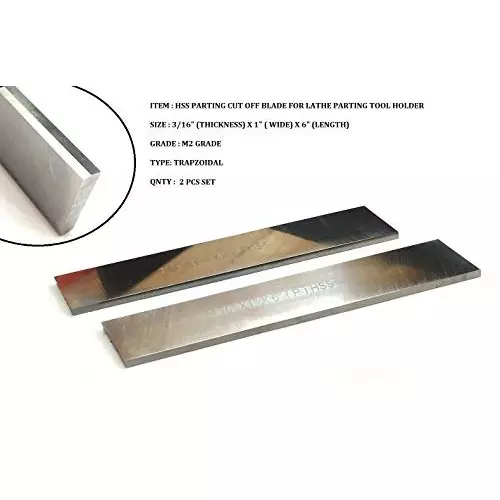 Assorts Cut Off Blade High Speed Steel 4.76x25.4x152.4 mm
