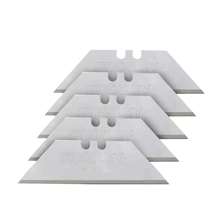 Stanley Carbon Steel Silver Heavy Duty Utility Blade, 11-921T (Pack of 50)