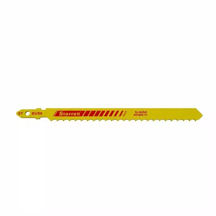 Starrett 6 Teeth Per Inch 125 mm Cutting Length Jigsaw Blade, BU56 (Pack of 5)