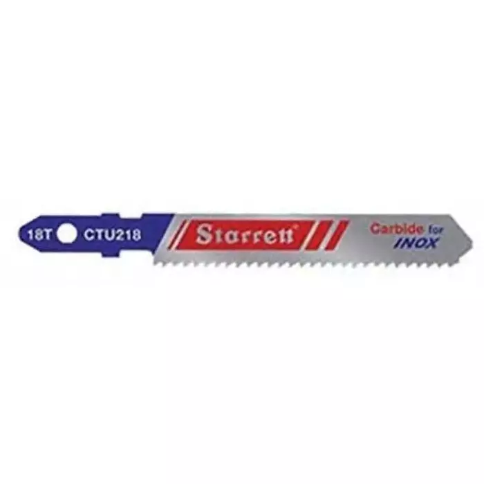 Starrett 18 Teeth Per Inch 55 mm Cutting Length Jigsaw Blade, CTU218 (Pack of 2)