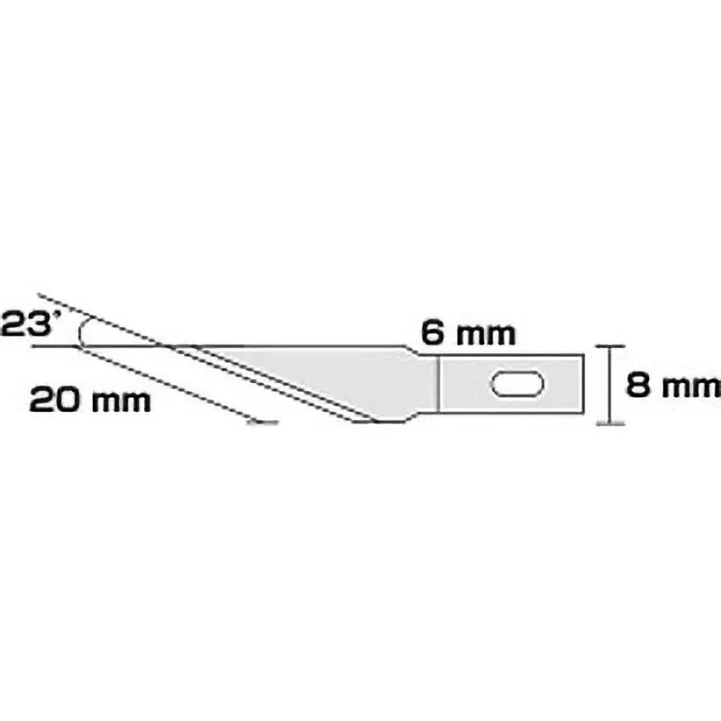 olfa-art-knife-pro-replacement-blade-straight-xb157t