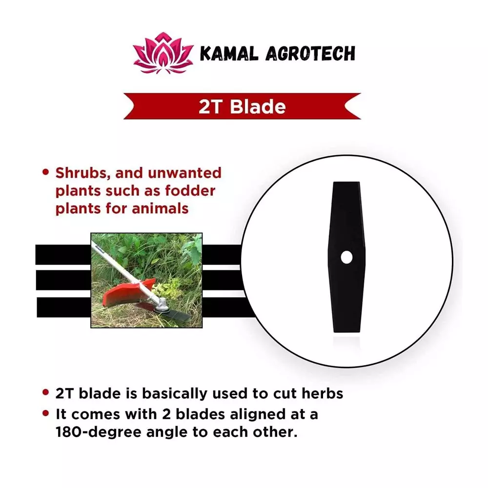 kamal-agrotech-metal-black-2-teeth-brush-cutter-blade-for-grass-weed-trimming