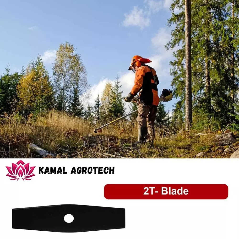 kamal-agrotech-metal-black-2-teeth-brush-cutter-blade-for-grass-weed-trimming