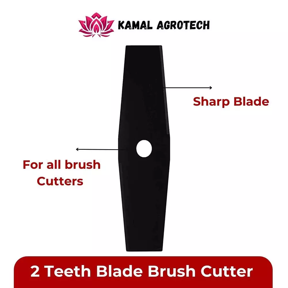 kamal-agrotech-metal-black-2-teeth-brush-cutter-blade-for-grass-weed-trimming