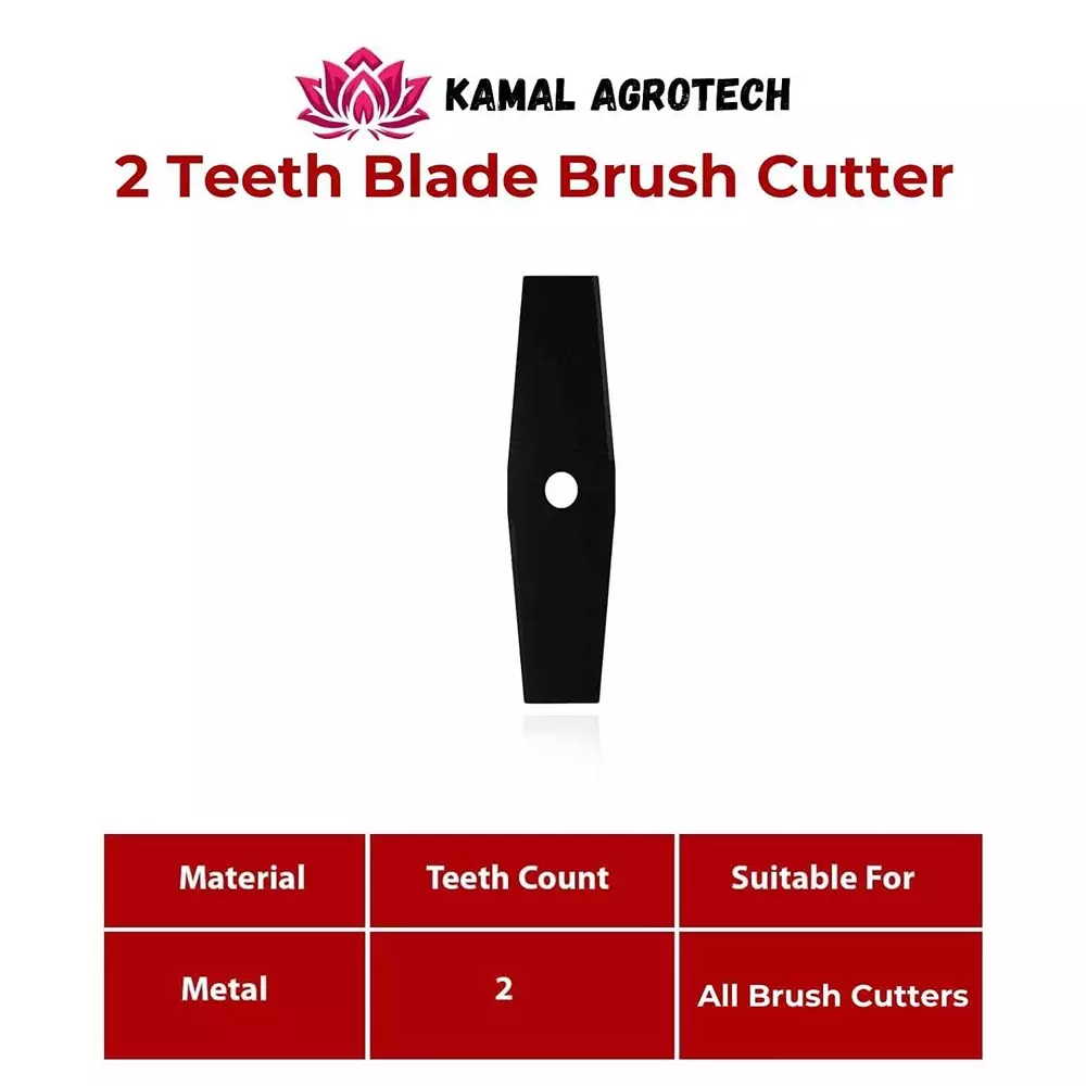 kamal-agrotech-metal-black-2-teeth-brush-cutter-blade-for-grass-weed-trimming