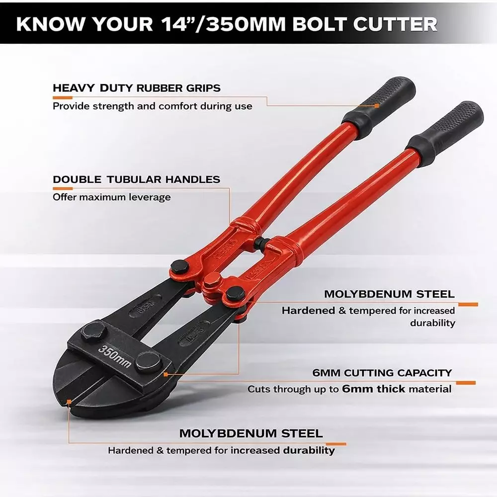 venus-heavy-duty-bolt-cutter-red-black-chromium-molybdenum-steel-14-inch-350-mm-for-garage-workshop-use-bc-14-venus-bolt-cutter-350