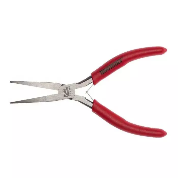 Teng Tools Flat Nose Pliers, 140 mm Overall, Straight Tip, 15 mm Jaw, MBM464