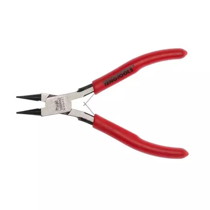 Teng Tools Round Nose Pliers, 170 mm Overall, 15 mm Jaw, ESD, MBM467