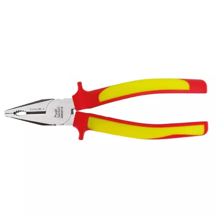 Teng Tools Pliers, 200 mm Overall, Straight Tip, VDE/1000V, MBV451-8