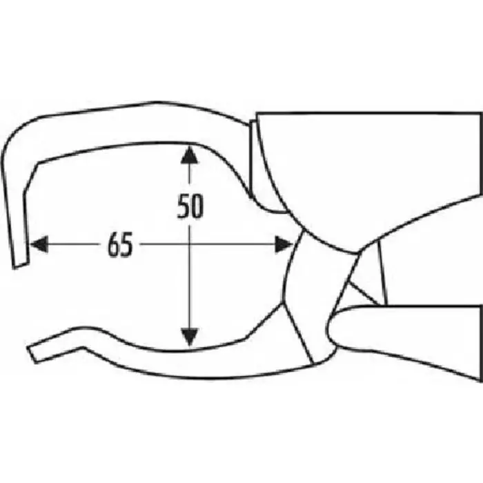 Facom Mole Grips, 280 mm Overall, 512