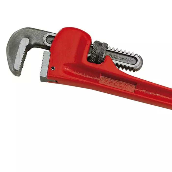 Facom Pipe Wrench, 200 mm Overall, 134A.8