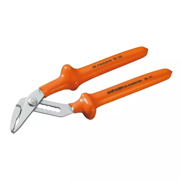 Facom Pliers, Angled Tip, 180.VSE