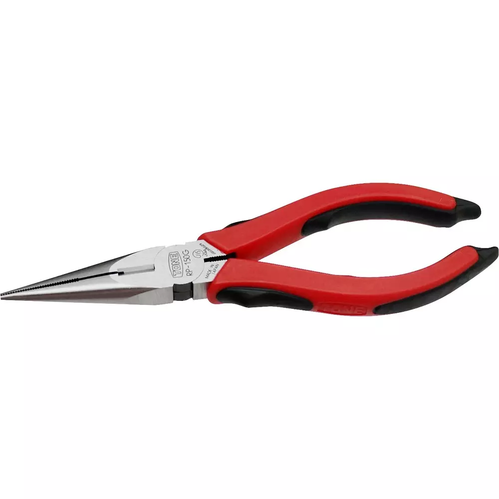 TONE Needle Nose Pliers, Master Grip Type 170 Length, RP150G