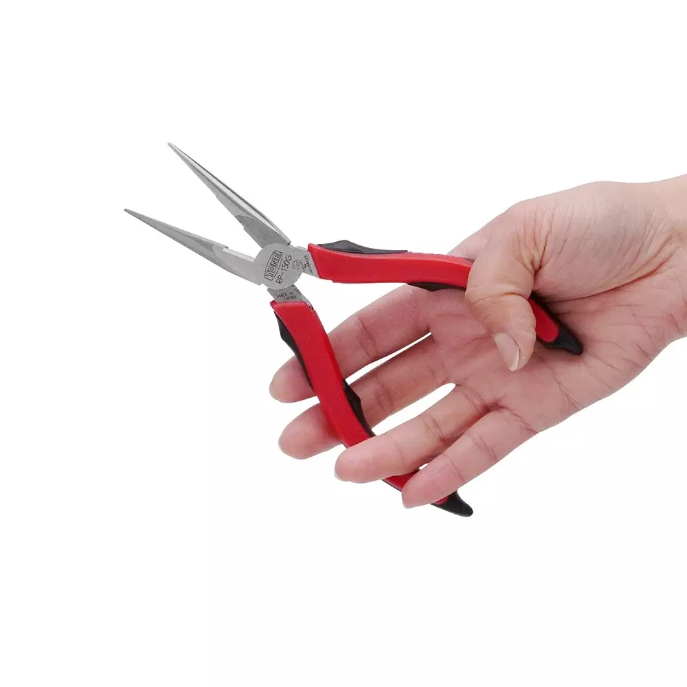 TONE Needle Nose Pliers, Master Grip Type 170 Length, RP150G