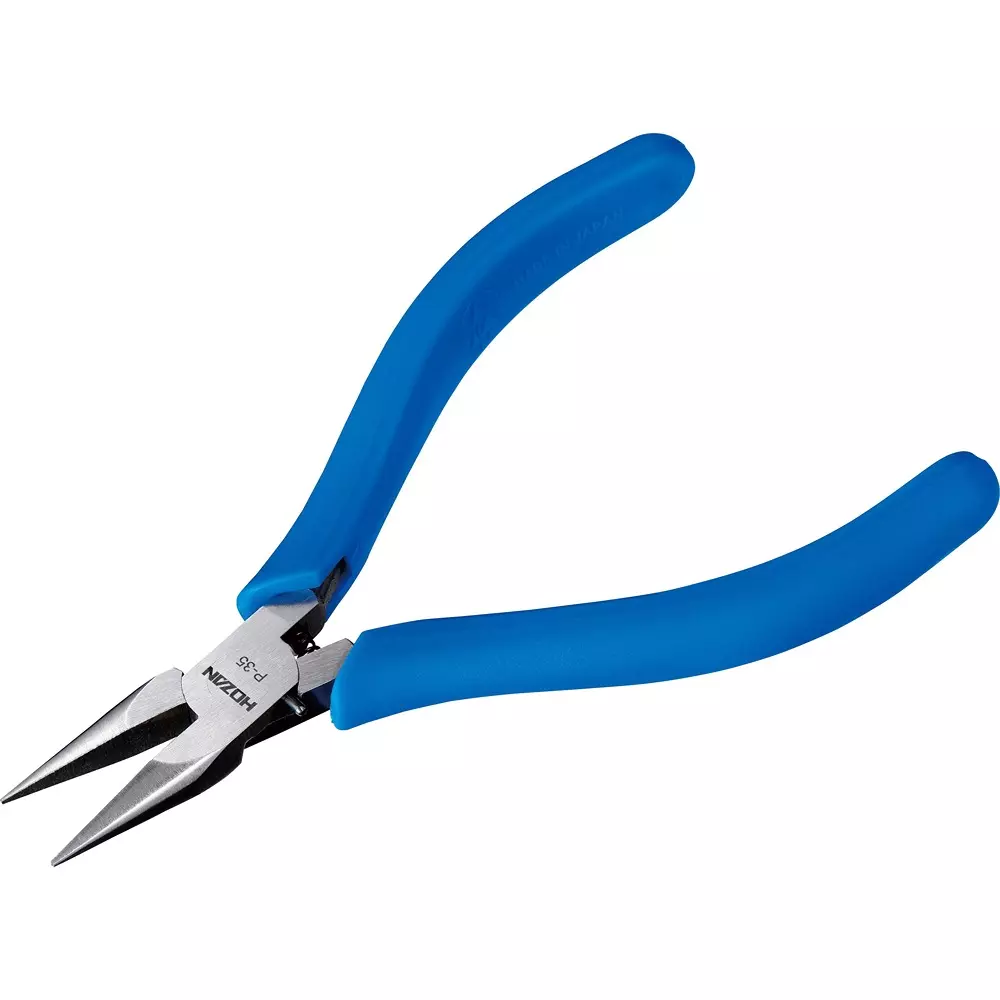 HOZAN Miniature Radio Plier 42±2 Blade Hardness, P-35