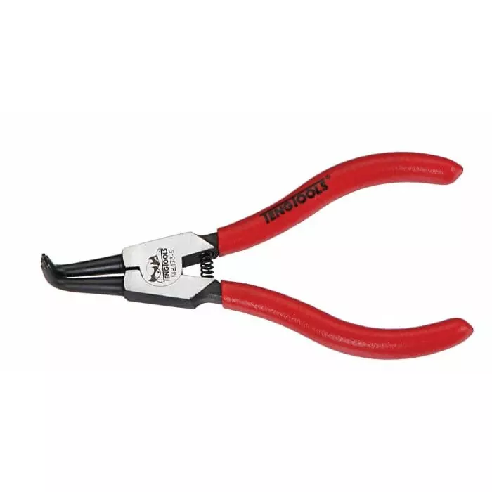 Teng Tools MB473-7 Pliers, 165 mm Overall, Bent Tip, MB473-7