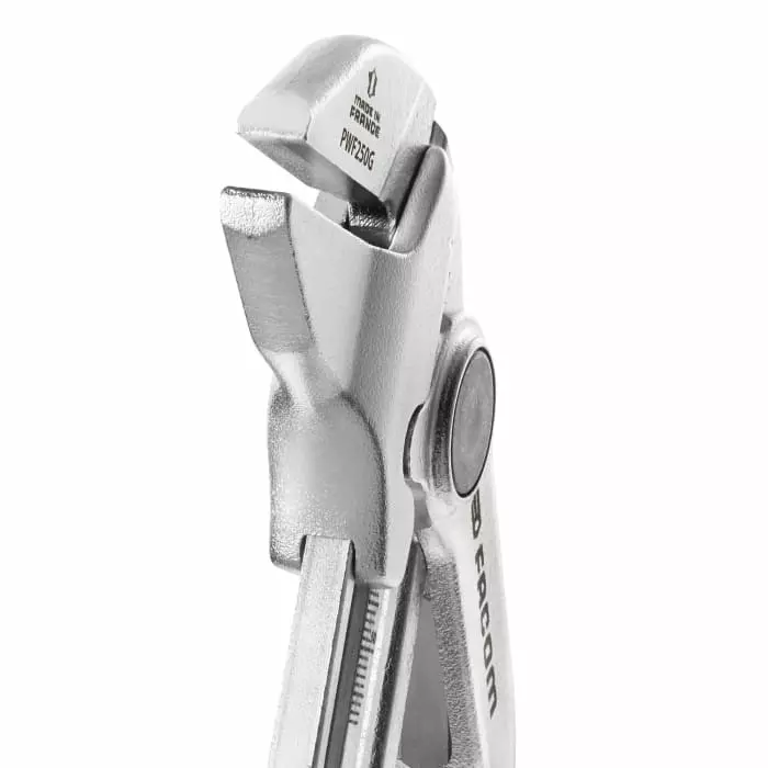 Facom Plier Wrench, 250 mm Overall, Angled Tip, PWF250GPF