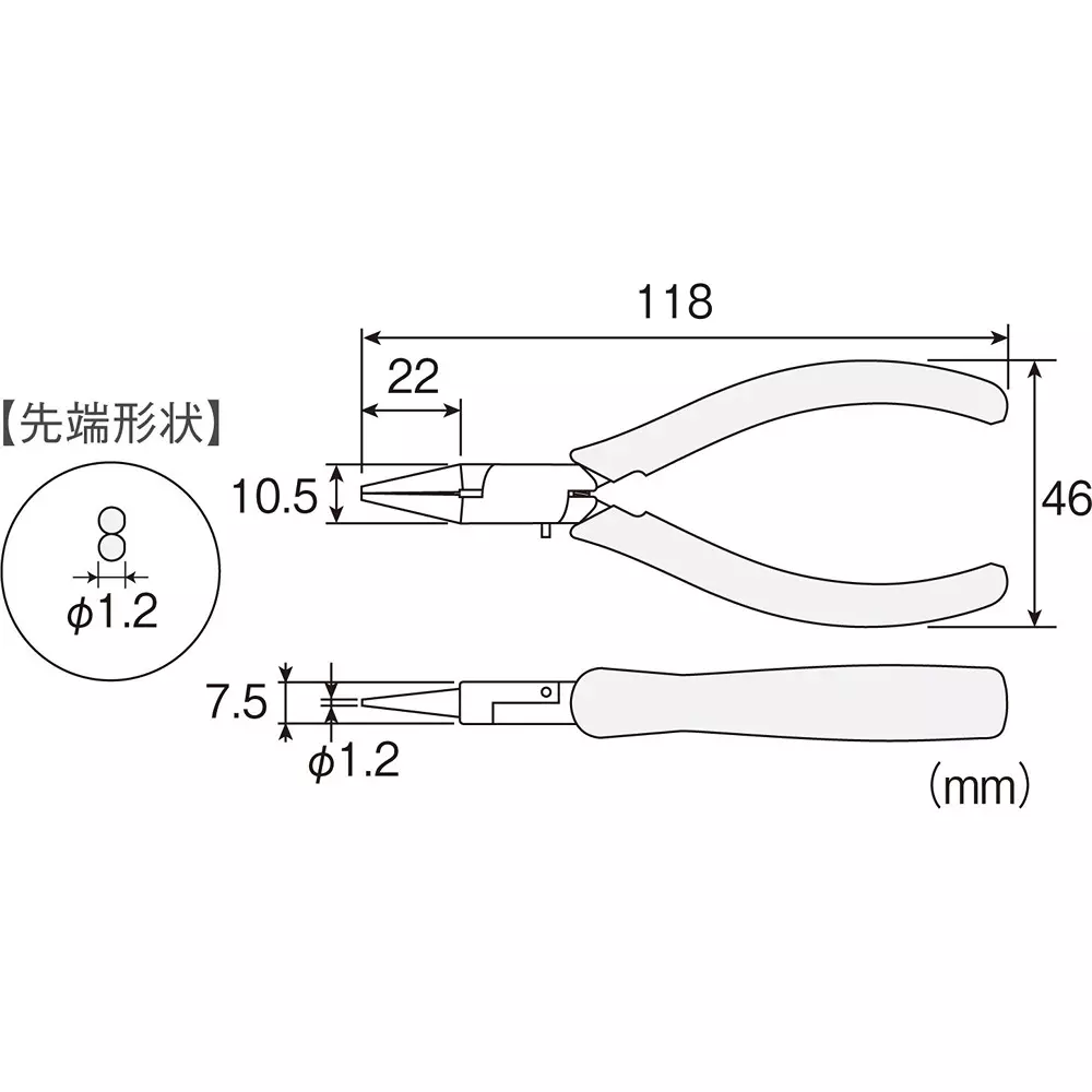 hozan-miniature-plier-42-to-50-blade-hardness-p-39