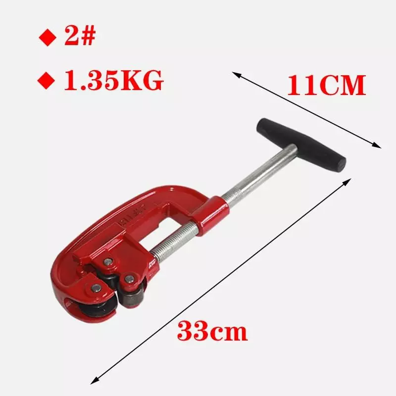 A.D INTERNATIONAL Heavy Duty Pipe Cutter Tool Size 1 to 3 inch (25.4 to 76.2 mm) for Cutting Galvanized Pipe, Copper, Iron and Metal Tubes, 100-CS-163