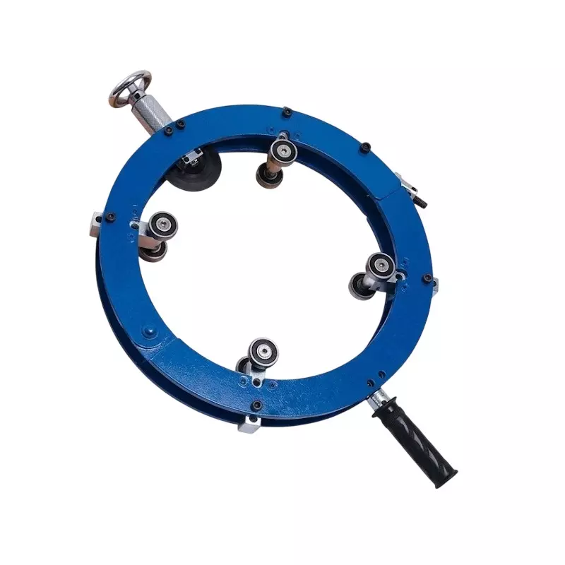 Inder Rotary HDPE Pipe Cutter Blue Color Metal Body Size 315-405 mm and ≤ 35 mm Thickness, 542C