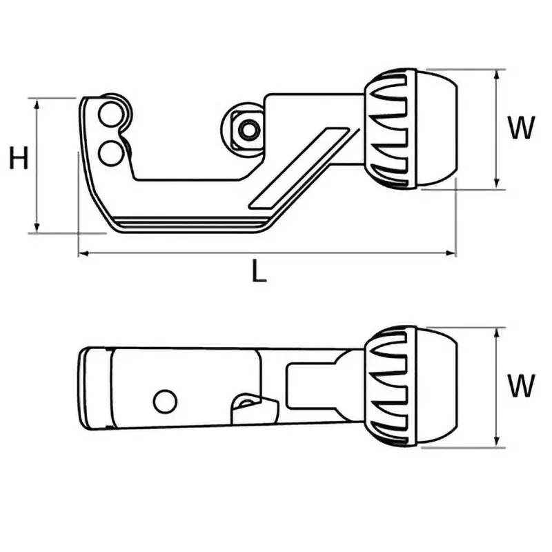 Ktc Tube Cutter 3 mm-30 mm Outer Diameter Range Steel/Resin Pipe, ZC30