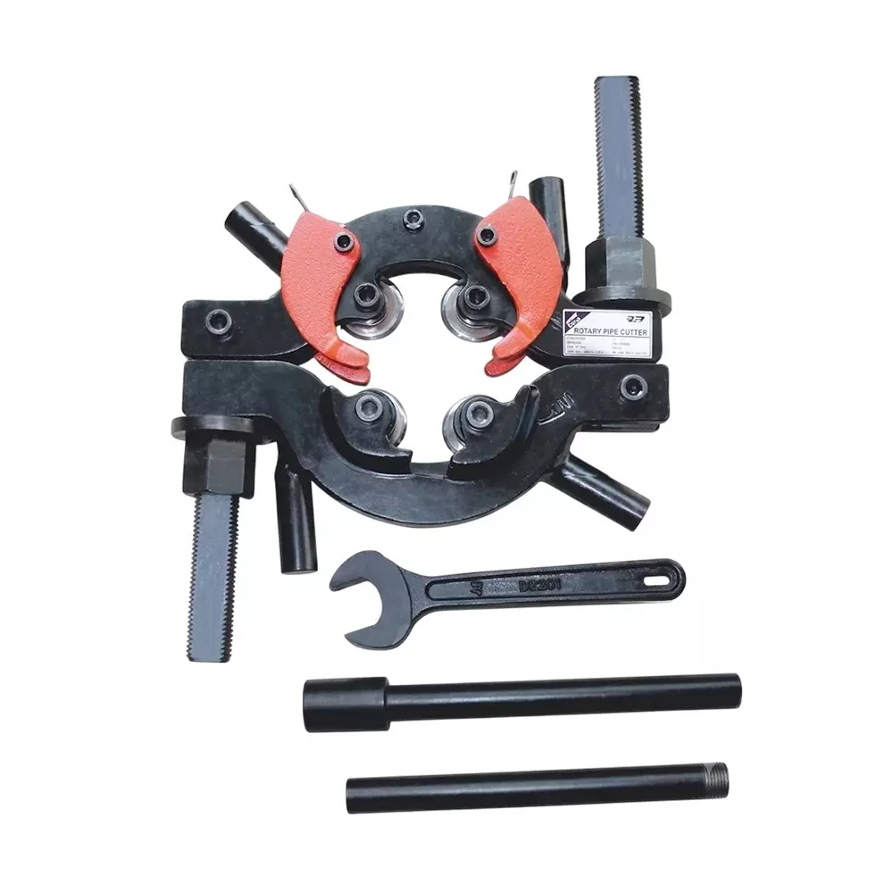 Inder Rotary Pipe Cutter Orange and Black Color Metal Body and 2-4 inch (50.8 - 101.6 mm) Size, 306AA