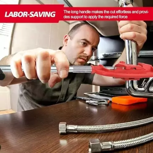 Buyohlic International Heavy Duty Pipe Cutter Tool Size 1/8 to 2 inch (3.1 to 50.8 mm) for Cutting Galvanized Pipe, Copper, Iron and Metal Tubes, 100-CS-163