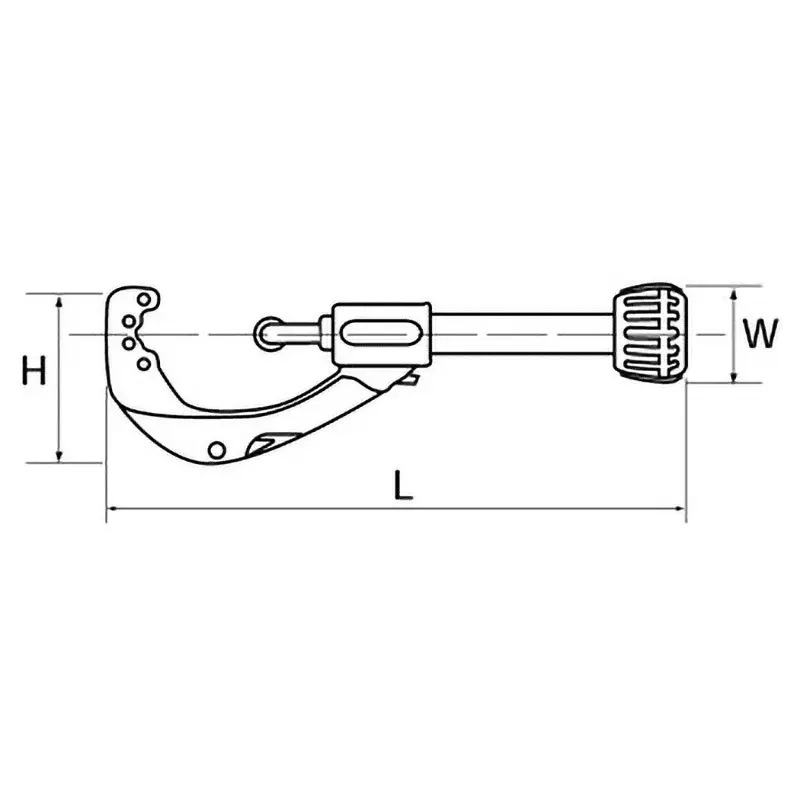 Ktc Tube Cutter 6 mm-66 mm Outer Diameter Range Copper/Resin Pipe, PC2-66