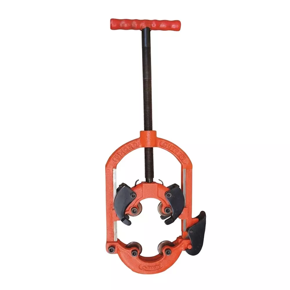 Inder Hinged Pipe Cutter Orange and Black Color Metal Body and 2-4 inch (50.8 - 101.6 mm) Size, 305AA