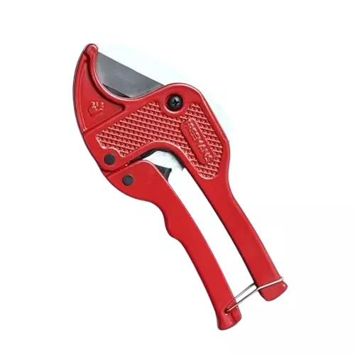 Freemans PVC Pipe Cutter 42 mm Capacity Up to 1-1/8 inch Outer Dia. Premium High-Grade Alloy Steel Blade Red, PC+42