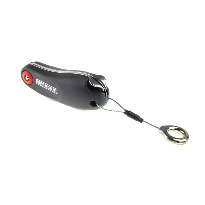 Facom Safety Knife with Curved Blade, Retractable, 640180SLS