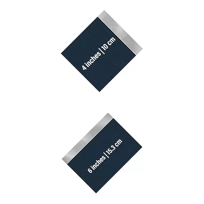 Veltrix 2 Pcs Putty Scraper Set Size (4 inch, 6 inch) for Wall Putty, Drywall, Plaster, Wallpaper, Decals & Finishing