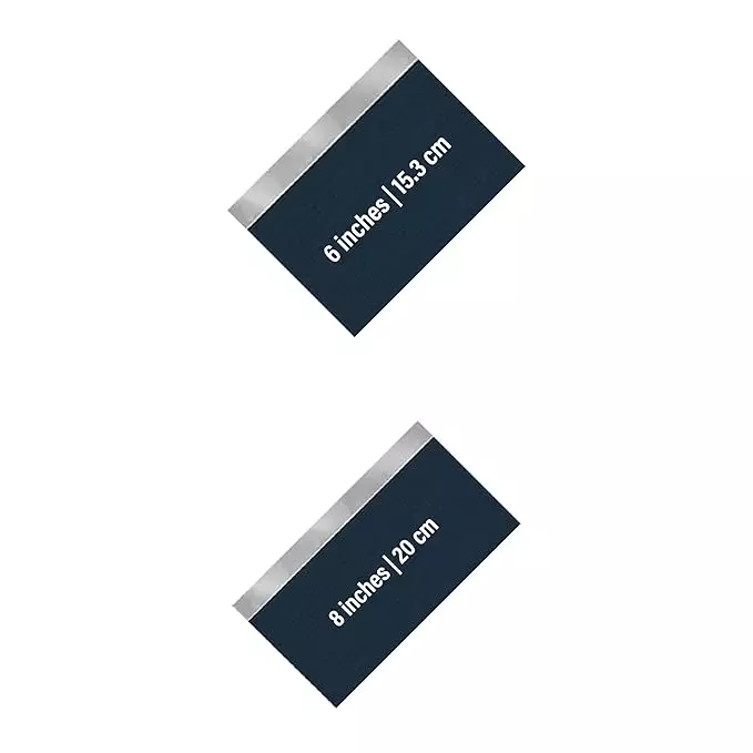 Veltrix 2 Pcs Putty Scraper Set Size (6 inch, 8 inch) for Wall Putty, Drywall, Plaster, Wallpaper, Decals & Finishing