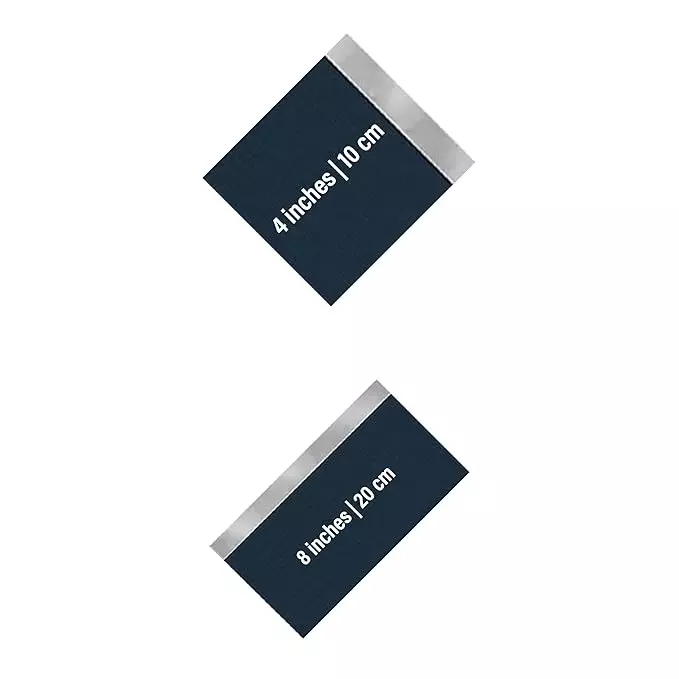 Veltrix 2 Pcs Putty Scraper Set Size (4 inch, 8 inch) for Wall Putty, Drywall, Plaster, Wallpaper, Decals & Finishing
