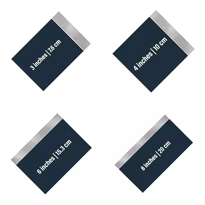 Veltrix 4 Pcs Putty Scraper Set Size (3 inch, 4 inch, 6 inch, 8 inch) for Wall Putty, Drywall, Plaster, Wallpaper, Decals & Finishing