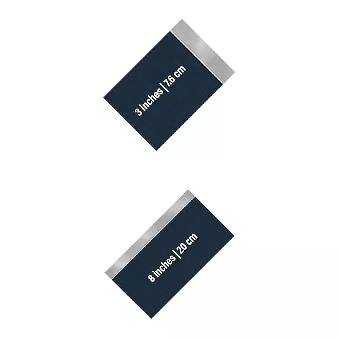Veltrix 2 Pcs Putty Scraper Set Size (3 inch, 8 inch) for Wall Putty, Drywall, Plaster, Wallpaper, Decals & Finishing