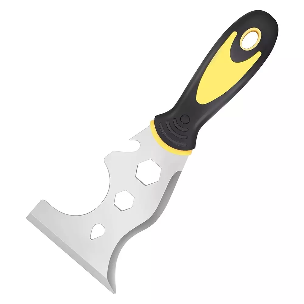 STORE 2508 13-in-1 Painter’s Multi-Tool Putty Scraper Stainless Steel 7.3 cm Width and 21.5 cm Length, PE422