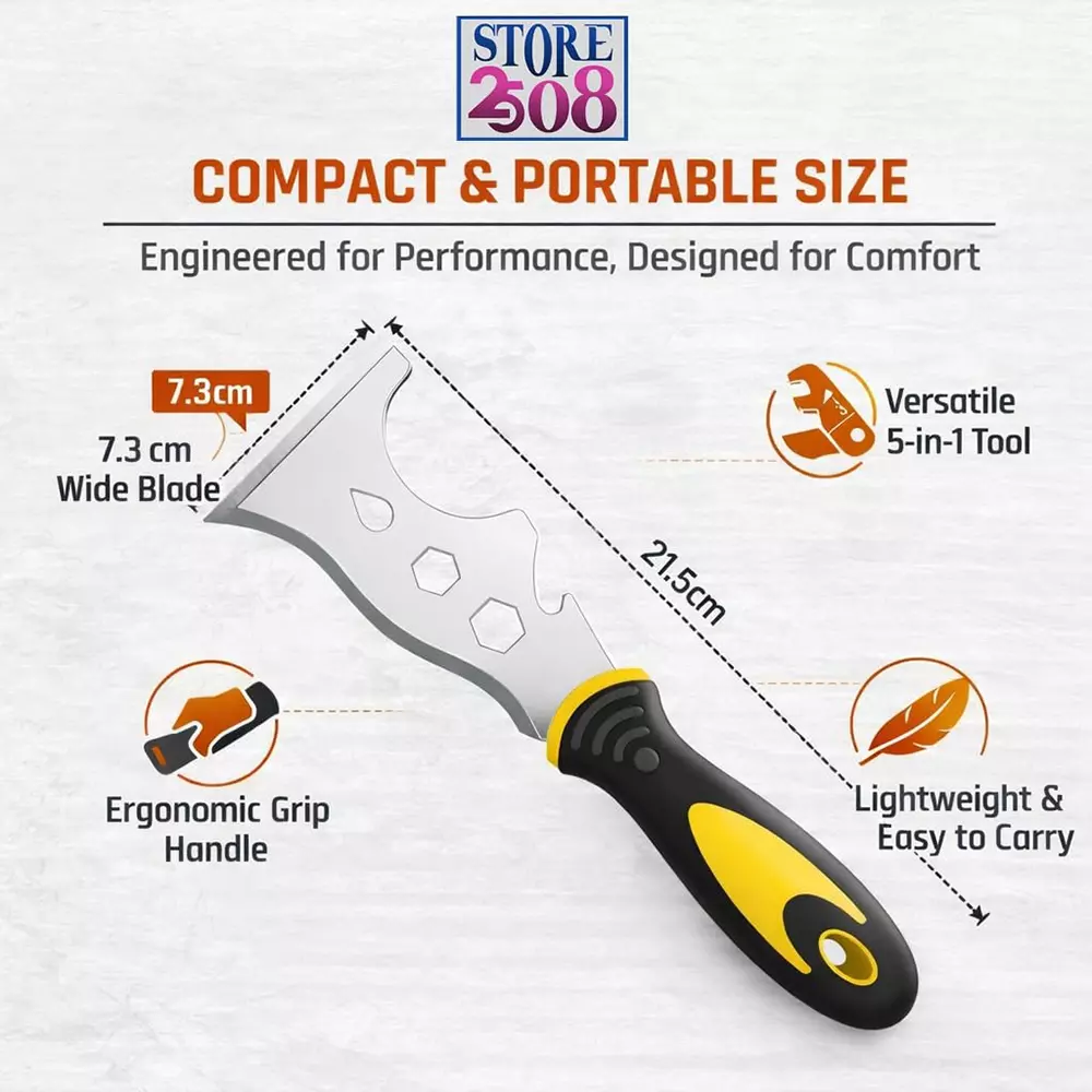 store-2508-13-in-1-painters-multi-tool-putty-scraper-stainless-steel-73-cm-width-and-215-cm-length-pe422