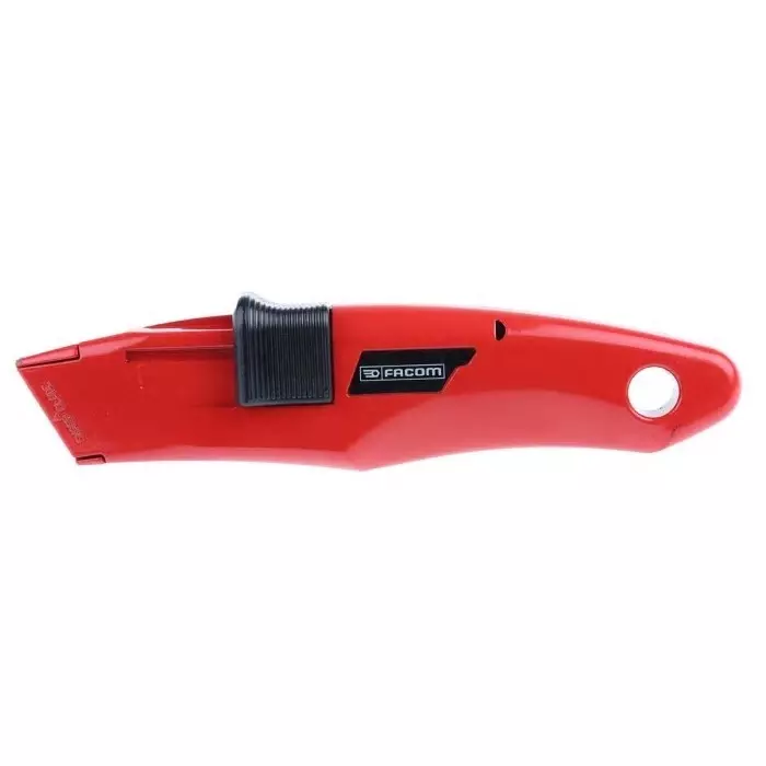 Facom Safety Knife with Straight Blade, Retractable, 44mm Blade Length, 844.DPB