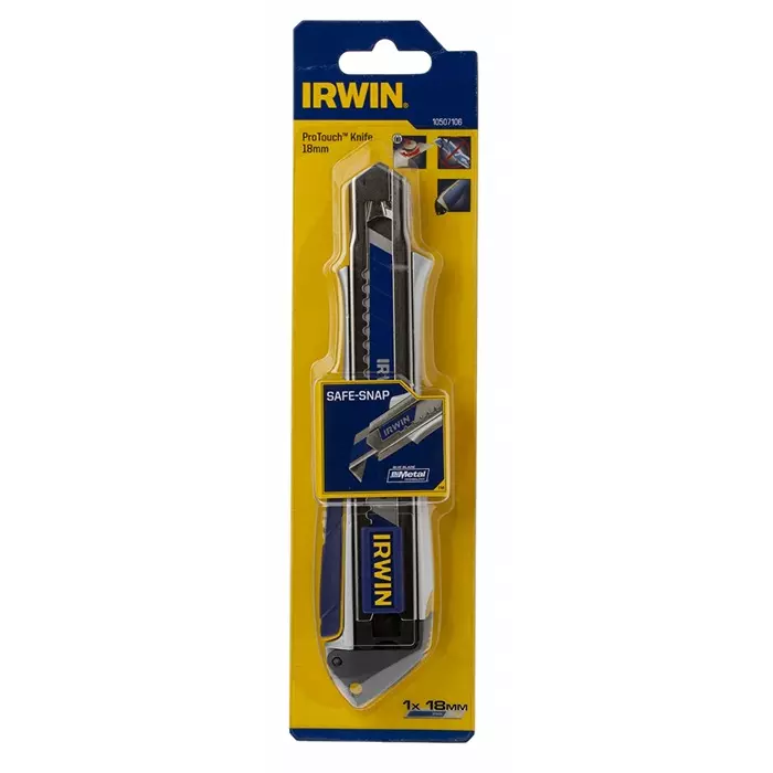 Irwin Safety Knife with Snap-off Blade, Retractable, 10507106