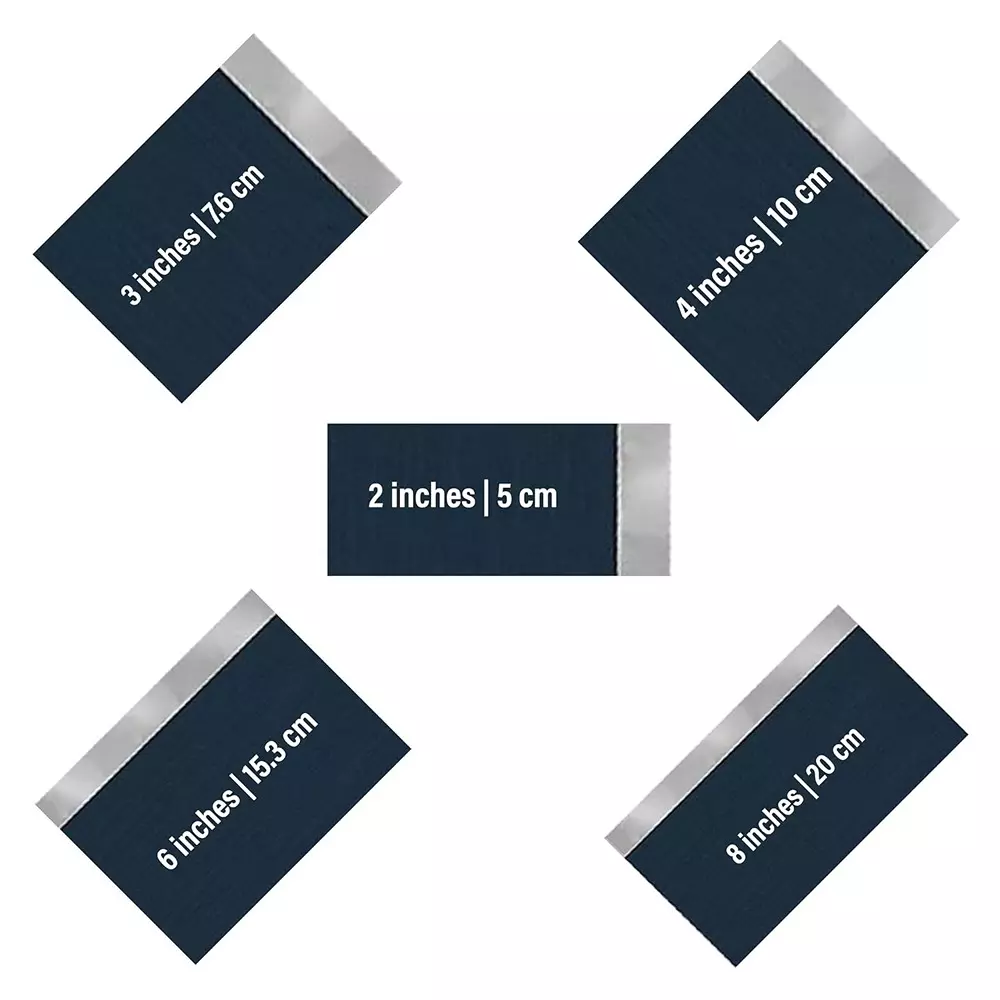 Veltrix 5 Pcs Putty Scraper Set Size (2 inch, 3 inch, 4 inch, 6 inch, 8 inch) for Wall Putty, Drywall, Plaster, Wallpaper, Decals & Finishing