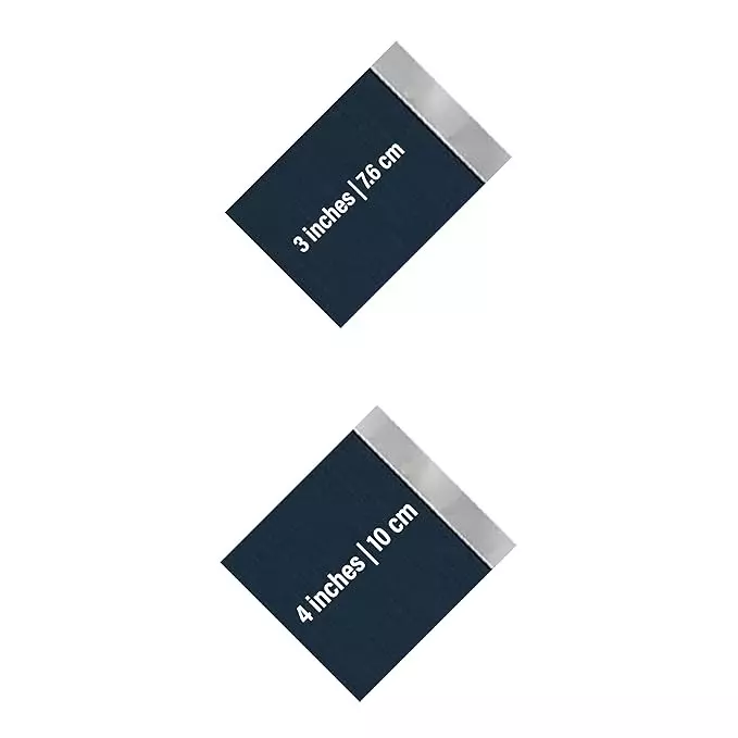 Veltrix 2 Pcs Putty Scraper Set Size (3 inch, 4 inch) for Wall Putty, Drywall, Plaster, Wallpaper, Decals & Finishing