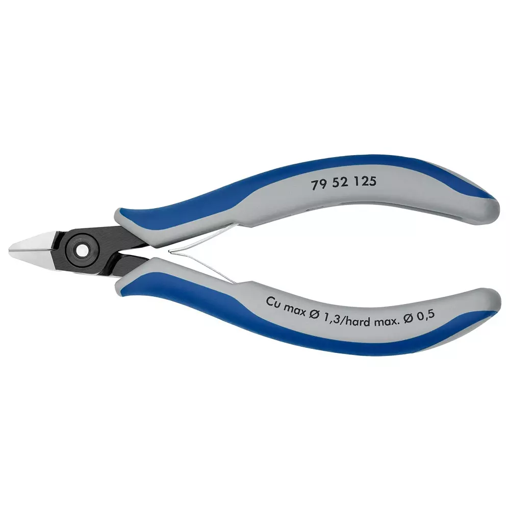 KNIPEX Cutter, Side, Precision, 125mm, 79 52 125